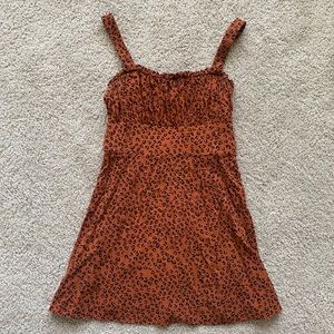 Francesca’s Leopard Print Mini Dress
